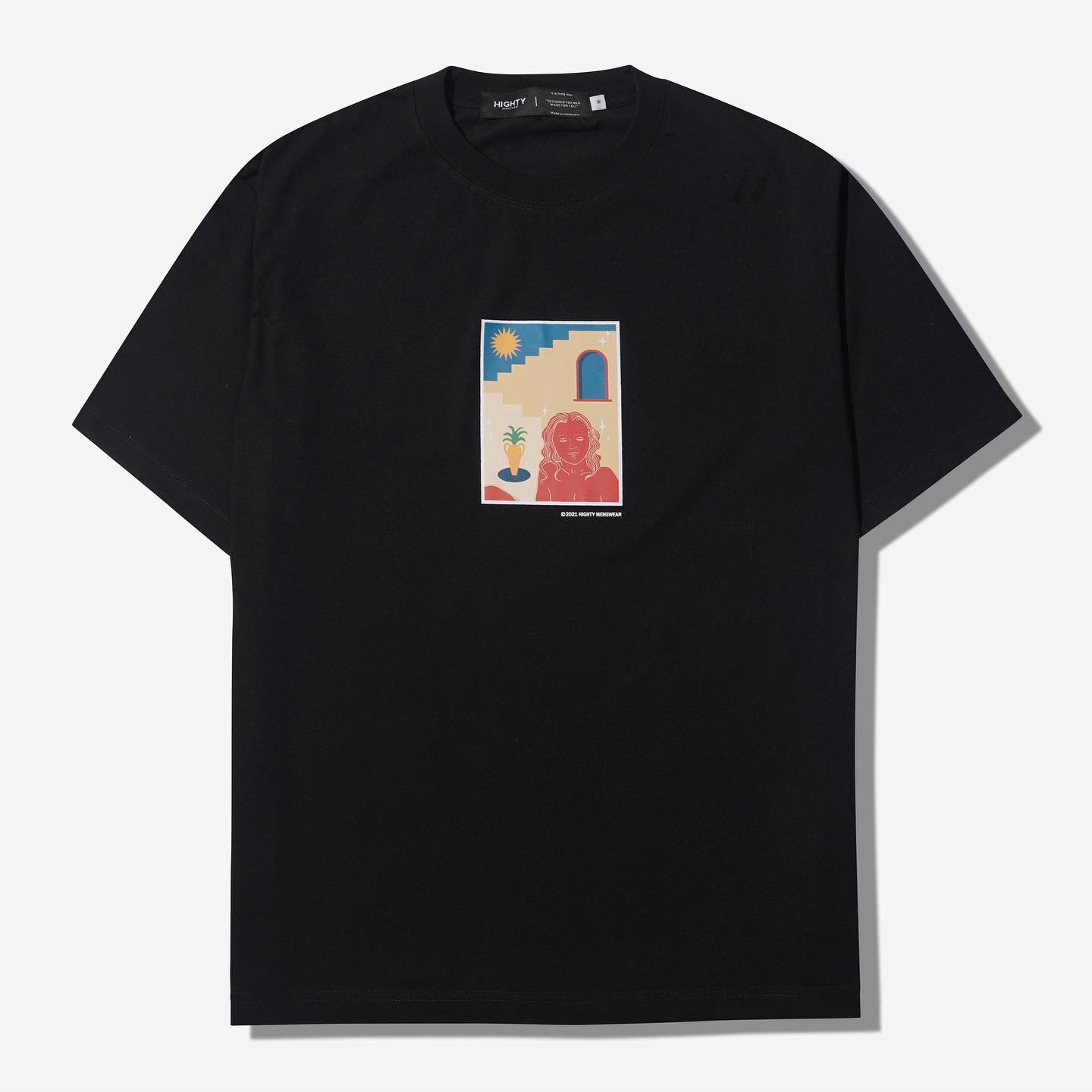 Black Woman Oversized Tshirt | HIGHTY 